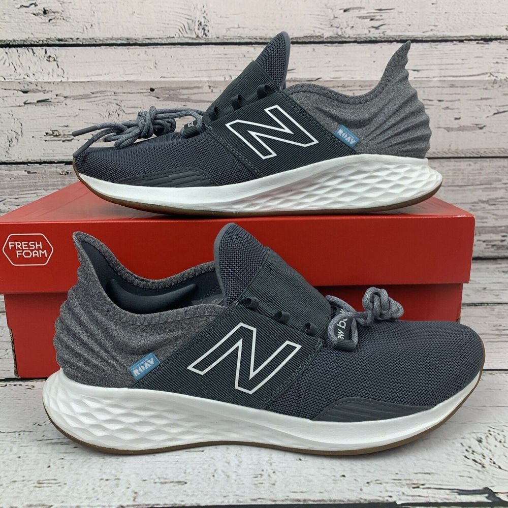 New Balance Men's Fresh Foam Roav Gray Running Athletic Shoes [Size US 12 D] EUC